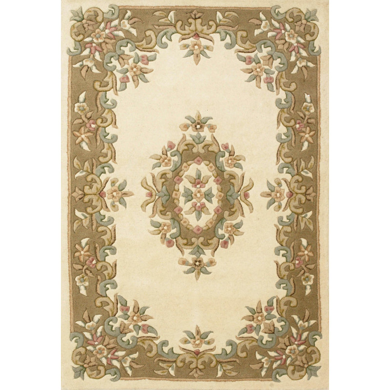 World Menagerie Hounslow Hand Tufted Wool Beige Rug & Reviews Wayfair.co.uk
